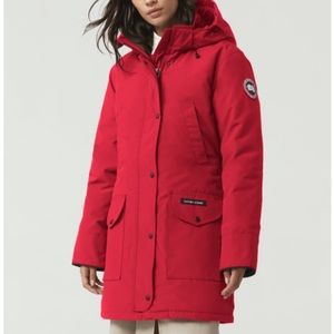 Canada Goose Trillium Parka. Color: Red  Size: Small
